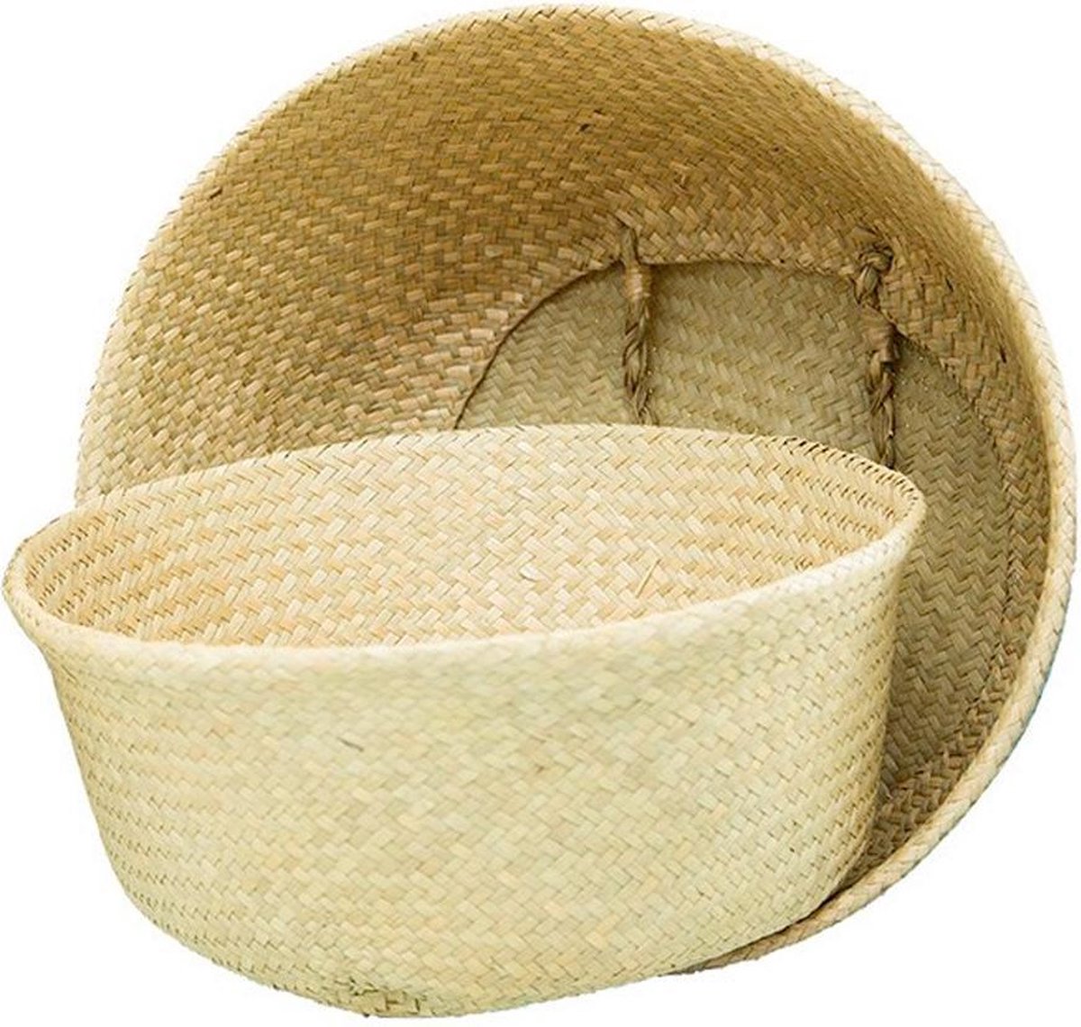  Plantenmand 35x35cm Naturel Extra Groot | Multifunctionele Mand | Handgemaakt | Planten-houder | Planten Accessoires | Planten Mand