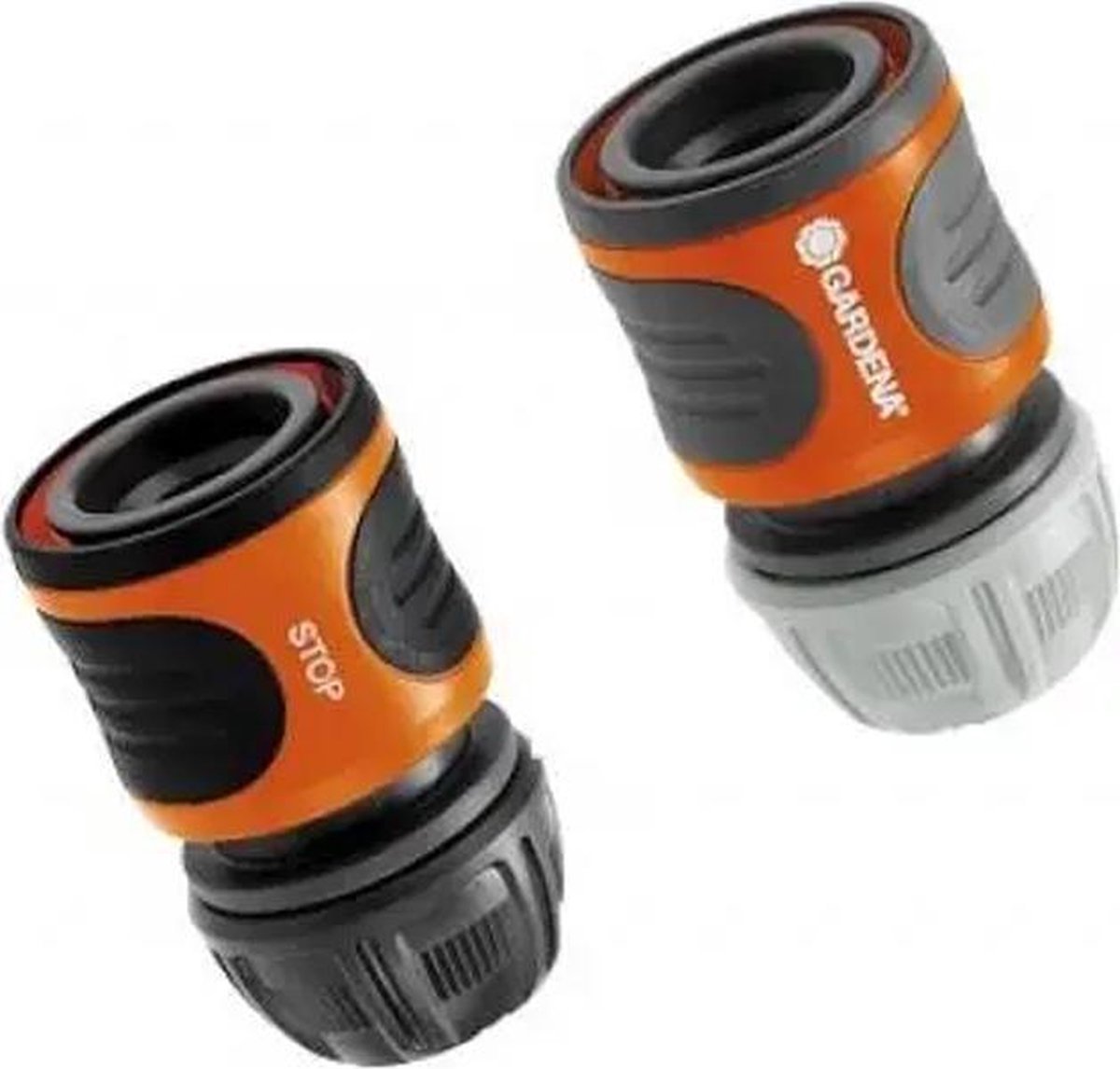  Gardena Slangstuk En Waterstop 13 Mm/1/2" -15 Mm 5/8" Pvc Oranje