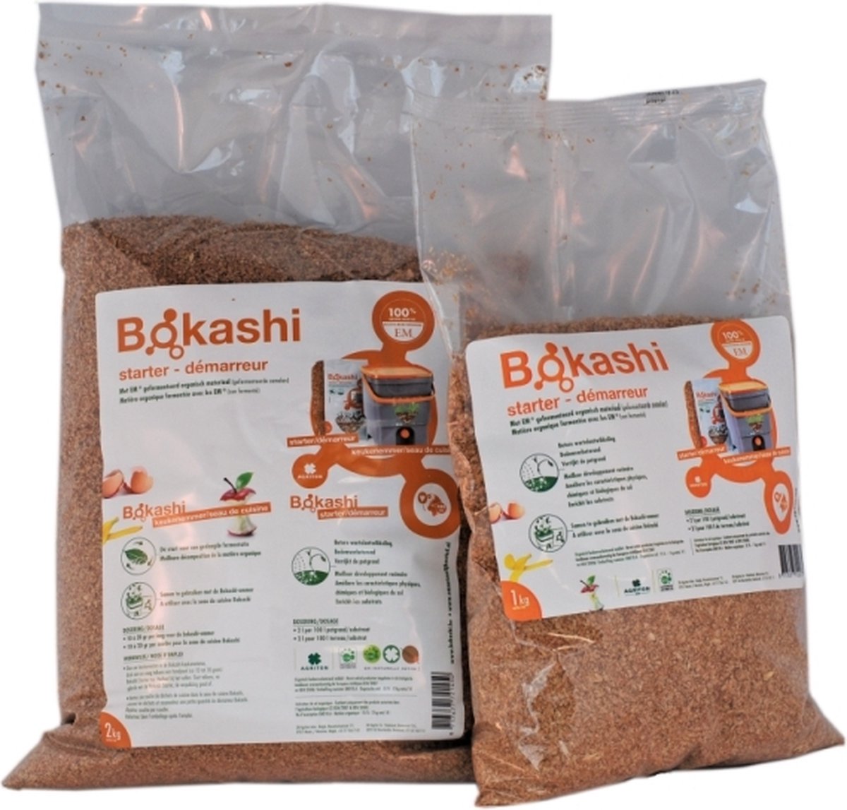  EM Bokashi Bokashi Starter 2kg - Compost - 1x2kg - Composteren - Natuurlijk