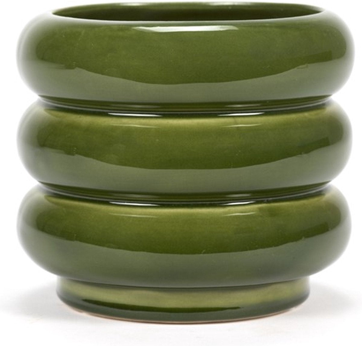 Serax Bloempot-Sierpot Groen D 14.5 Cm H 12,5 Cm