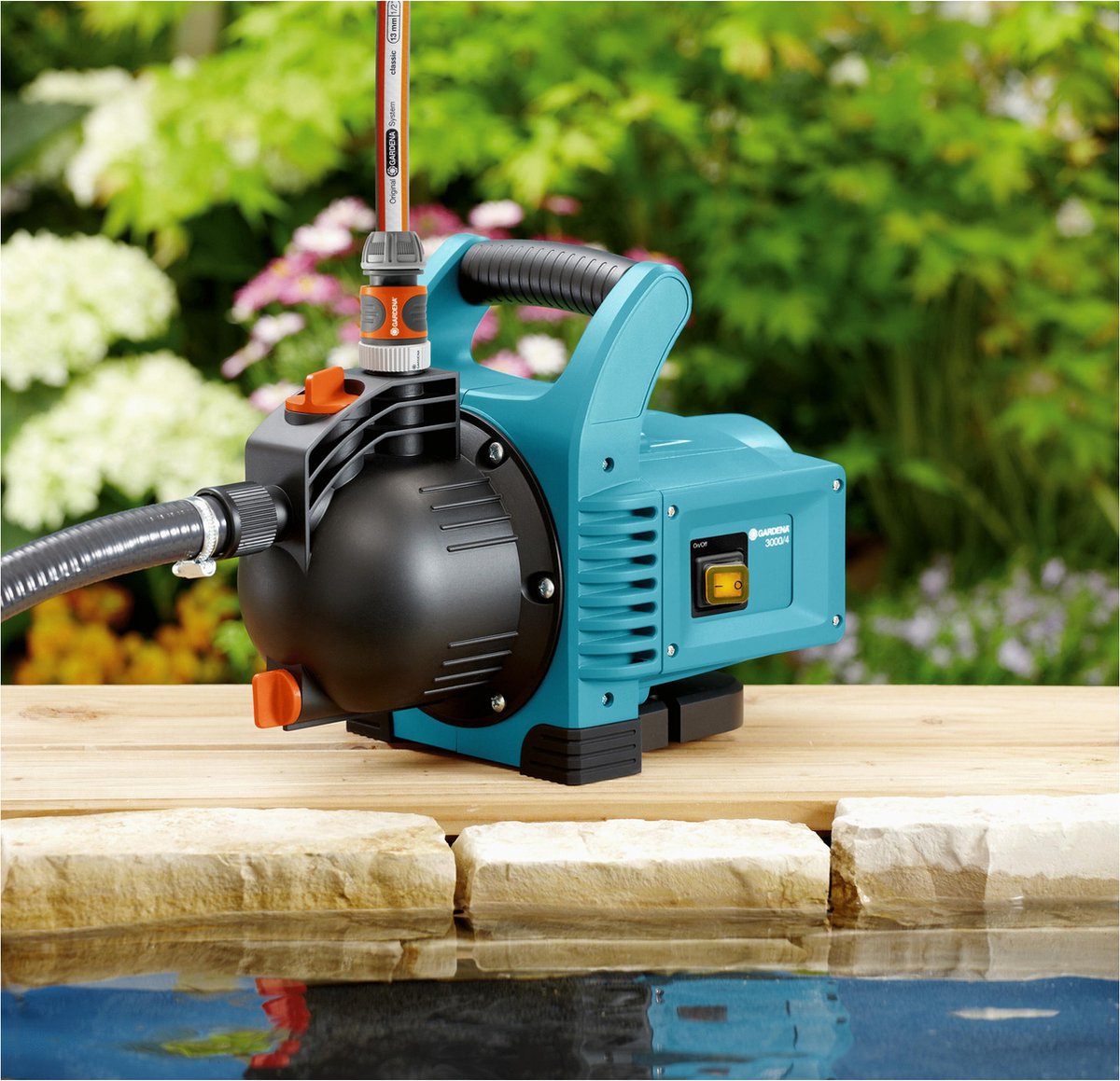  GARDENA - Classic Besproeiingspomp 3000/4 - Waterpomp - 600 W - 3100 L/h