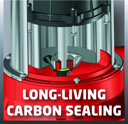  Einhell Dompelpomp GC-SP 3580 LL (350 W - 8000 L/h - 1 Mm Restwater - Traploos Instelbare Vlotterschakelaar - GeÃ¯ntegreerd Terugslagventiel - Draaghandvat - Kabelopwikkeling - Mechanische Afdichting)
