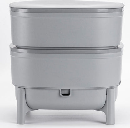  Wormenboerderij Kunststof Wormenbak - Wormenhotel - Wormentoren - Wormen Compostbak - Compost - 30L - 100% Gerecycled Kunststof - Exclusief Compostwormen