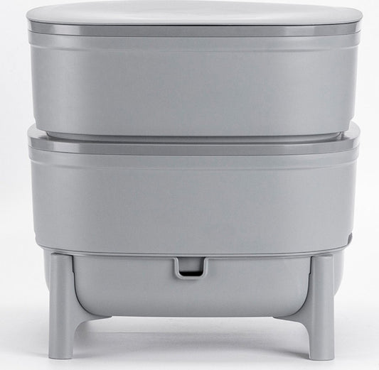  Wormenboerderij Kunststof Wormenbak - Wormenhotel - Wormentoren - Wormen Compostbak - Compost - 30L - 100% Gerecycled Kunststof - Exclusief Compostwormen