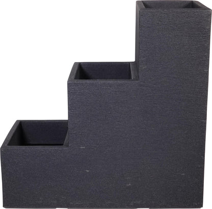  4gardenz Stone Trapsgewijs Plantenbak Voor Buiten 27x60x60 Cm - Grijs