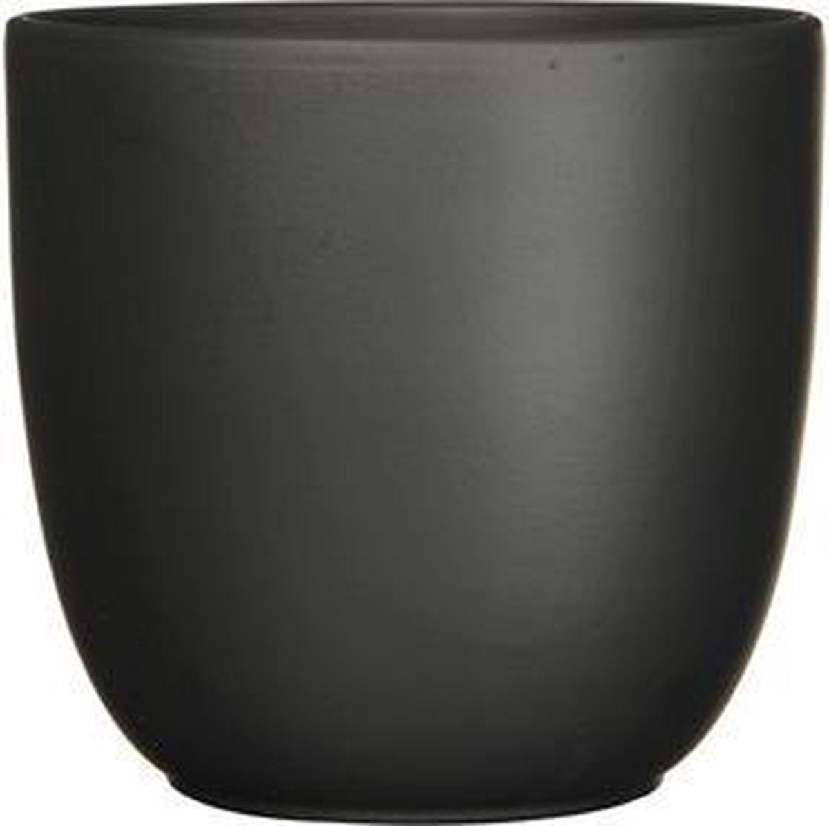  Mica Decorations Tusca Bloempot - H25 X Ø28 Cm - Mat - Zwart