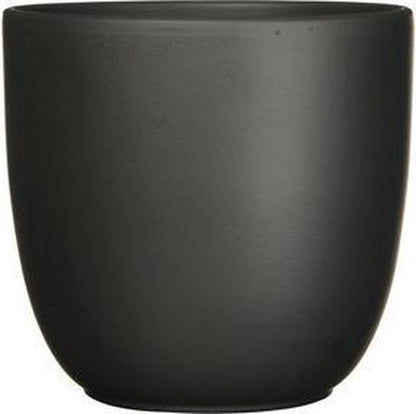  Mica Decorations Tusca Bloempot - H25 X Ø28 Cm - Mat - Zwart