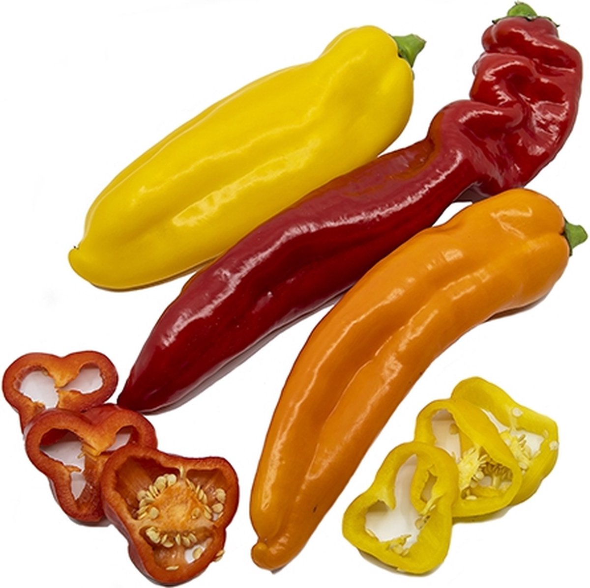  Paprika Zaden - Gemengde Zoete Puntpaprika