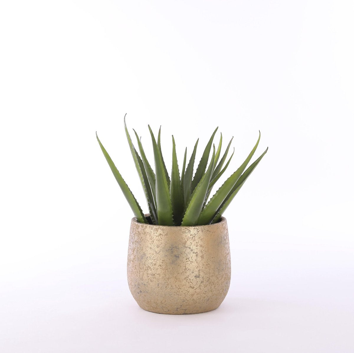  Mica Decorations Clemente Bloempot - H25,5 X Ø32 Cm - Terracotta - Goud