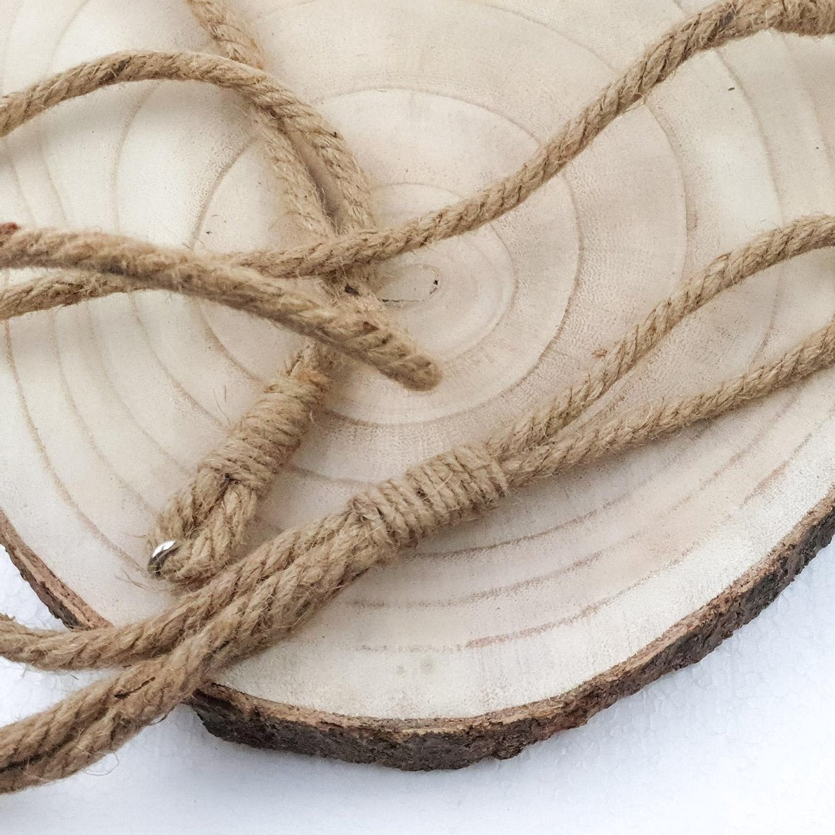 Merkloos Plantenhanger Boomstam Schijf | 30-35cm | Handgemaakt | Planten-houder / Hang-plant | Planten Accessoires | Decoratie Houten Hang Plank |