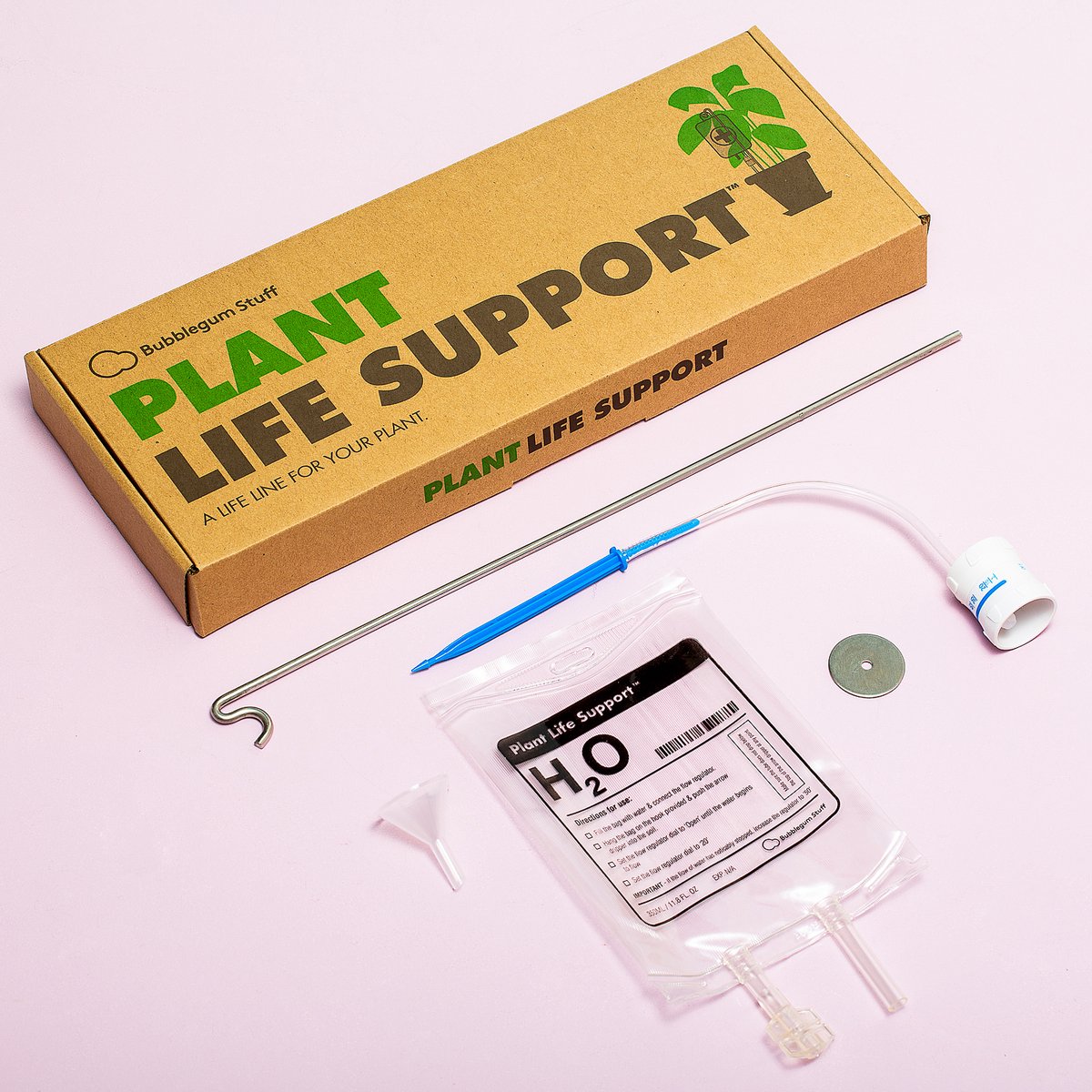  Woonaccessoires- Automatisch Watergeef Systeem | Plantenwaterer - Life Support Irrigatieapparaat | Druppelaar Kamerplanten - | Planten Watergever Met Druppelsysteem 350ml