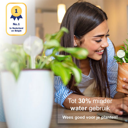  Waterdruppelaar Set Van 12 Stuks - Waterdruppelaar Voor Planten - Watergeefsysteem - Waterbol Irrigatiesysteem - Automatisch Druppelsysteem Voor Kamerplanten &amp; Tuin - Watergever - Transparant - 15cm