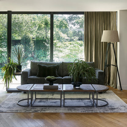  Riviera Maison Bloempot Voor Binnen Zwart - City Loft Flower Pot S