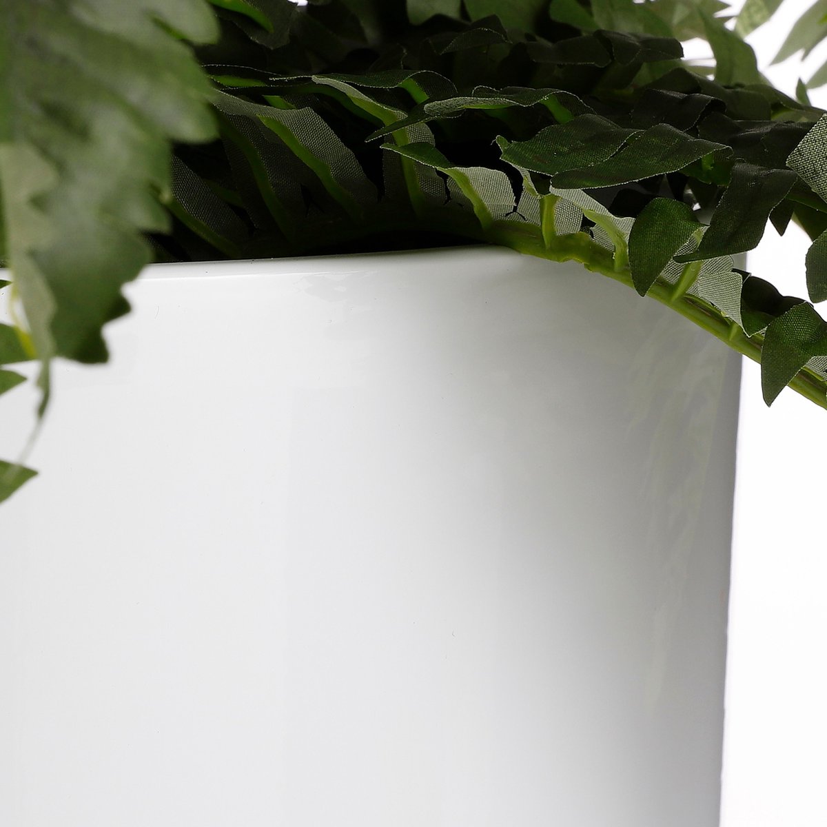  Mica Decorations Era Bloempot - H26 X Ø28 Cm - Wit
