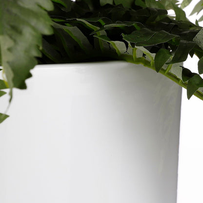  Mica Decorations Era Bloempot - H26 X Ø28 Cm - Wit