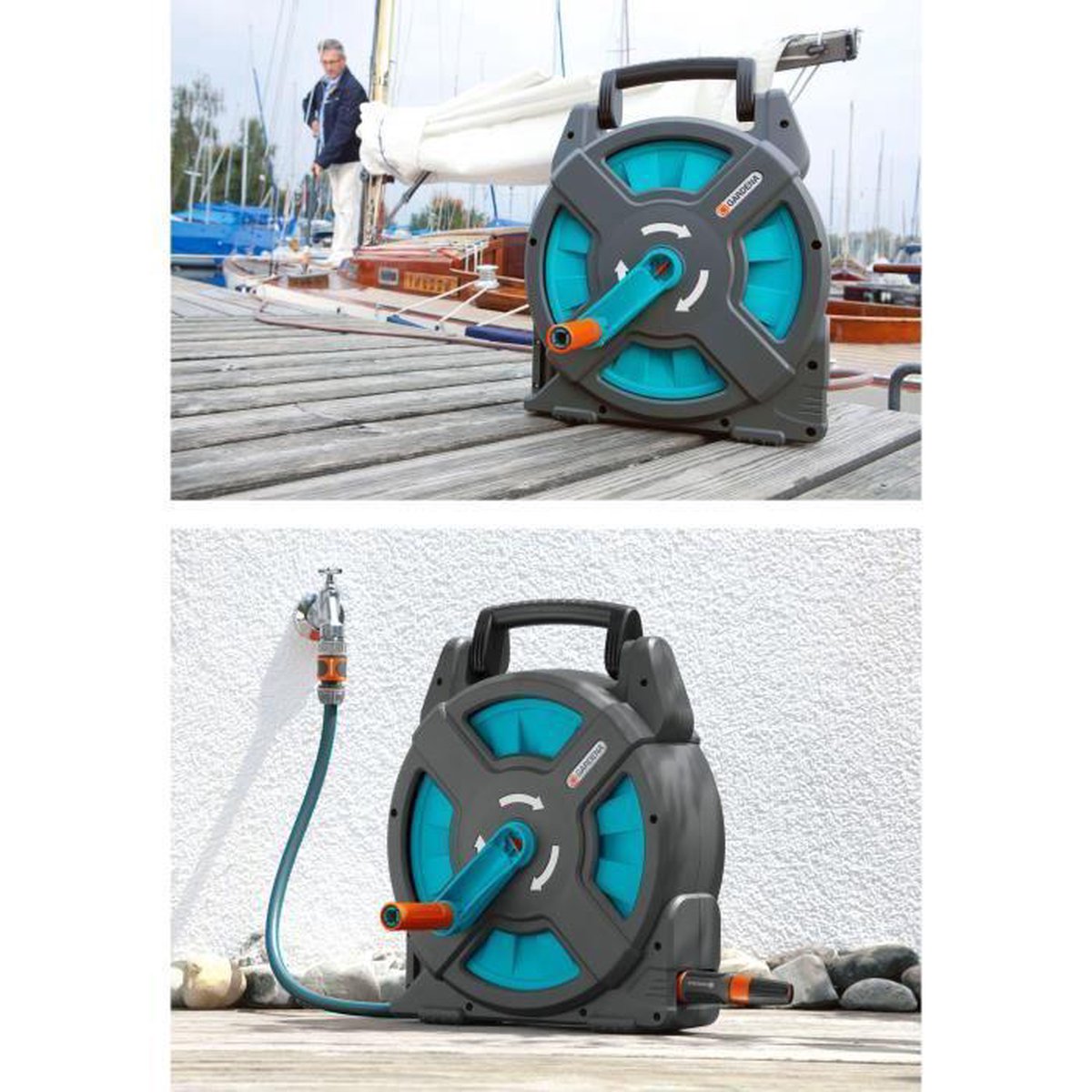  GARDENA - Classic Slangenbox - Compleet Slanghouder - 15 Meter Slang