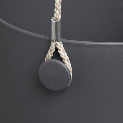  Elho B.for Swing 18 Hangpot - Bloempot Voor Binnen - Ø 18.0 X H 16.5 Cm - Zwart/Antraciet