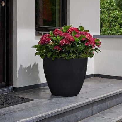  Keter Bloempot XL - 73 Liter - Zwart - 53 X 50 Cm - Bloemenbak - Plantenbak