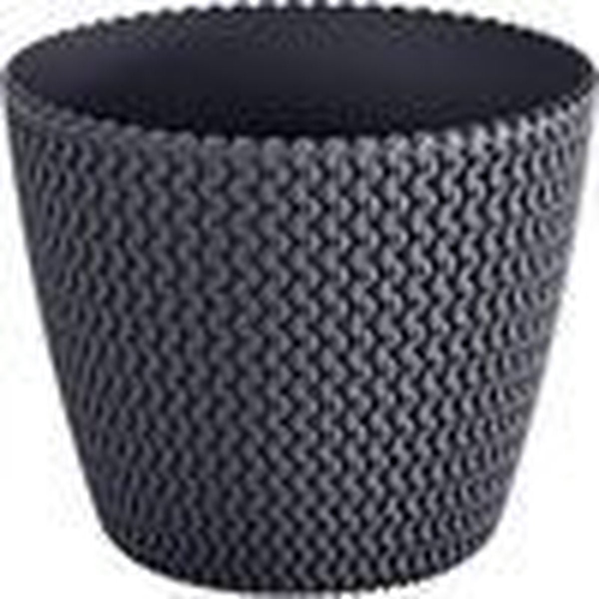 Prosperplast 1x Kunststof Splofy Bloempotten 30 Cm Antraciet - Bloempotten/plantenpotten Voor Binnen En Buiten