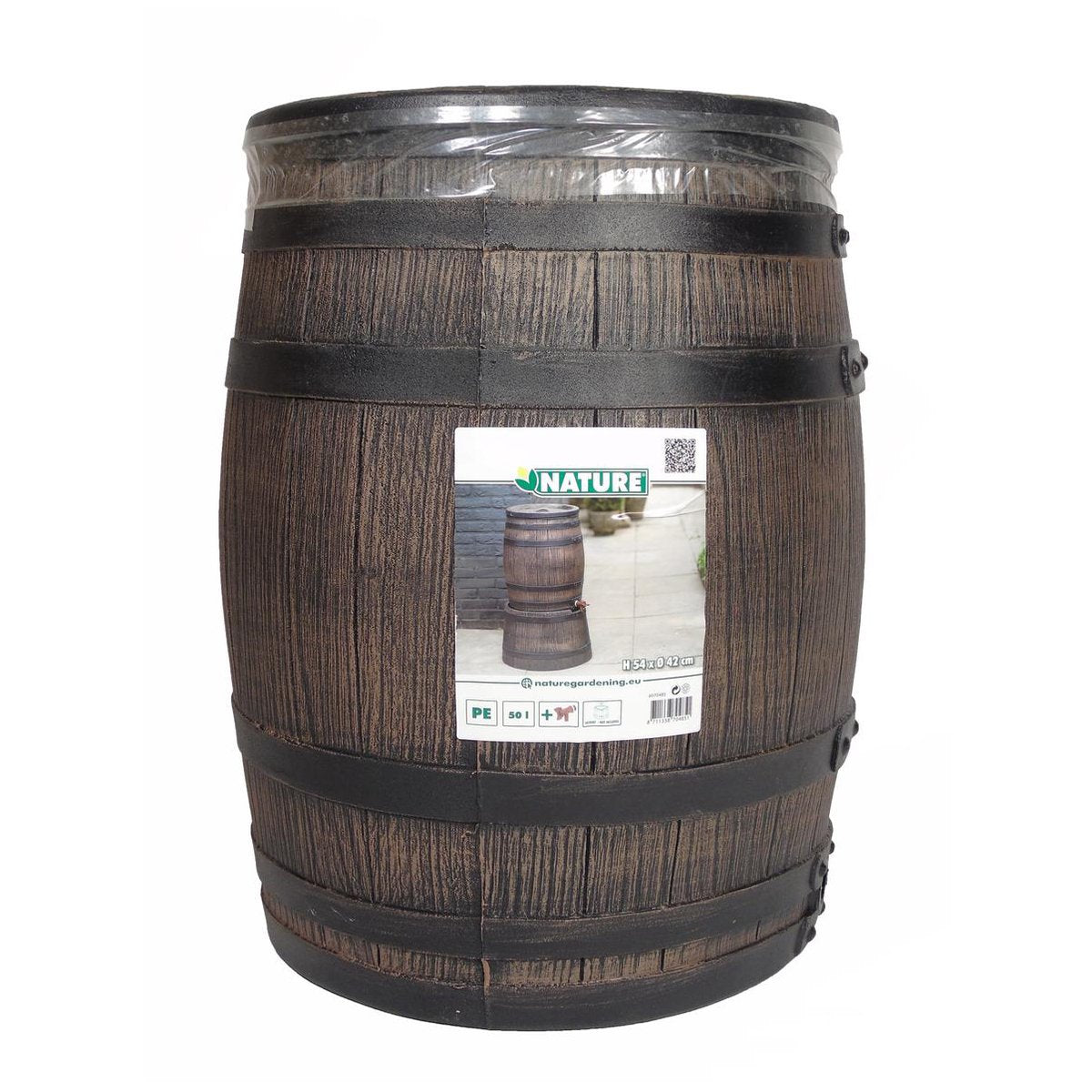  Nature - Regenton - Whiskyvat - 50L - H49,5 X Ø38cm