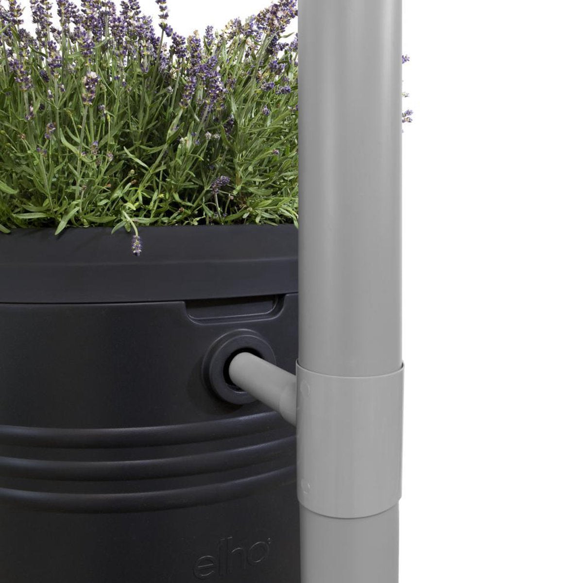  Elho Green Basics Regenton - Regenton - Living Black - Buiten - 200 Liter