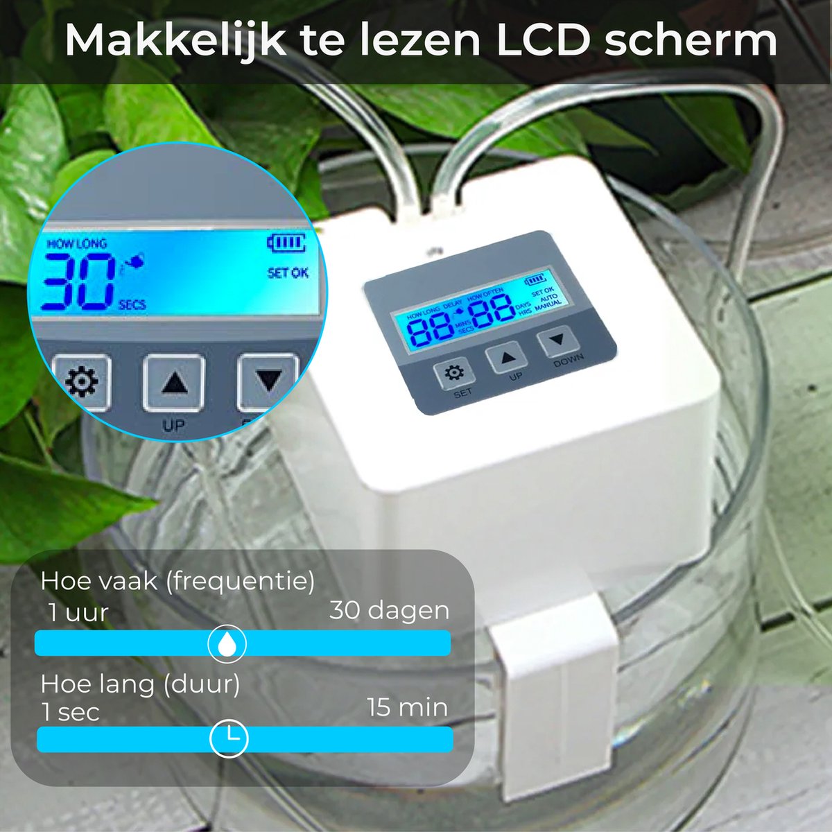  Automatisch Bewateringssysteem Voor Kamerplanten Met Pomp – Waterdruppelaar – Watergeefsysteem– Planten Watergever