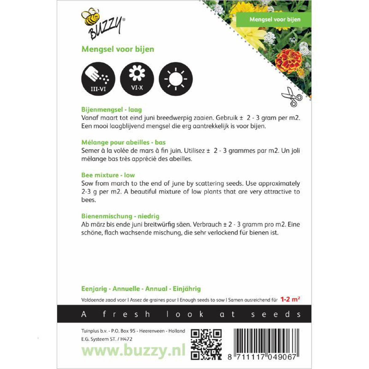  Buzzy® Mengsel Voor Bijen
