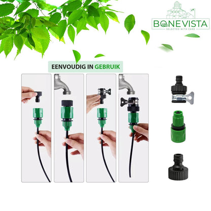  Bone Vista® 155 Stuks Water Druppelslang Irrigatiesysteem Tuin – Bewateringssysteem &amp; Druppelsysteem