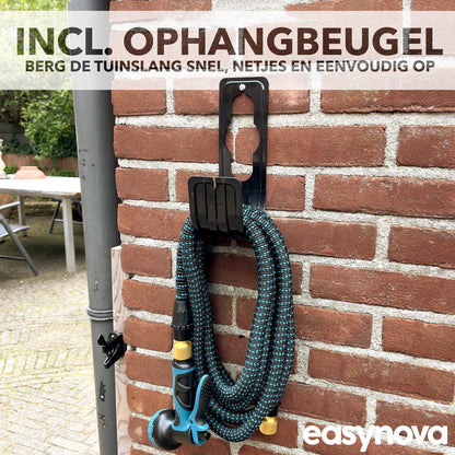  Complete Set Tuinslang Van 30 Meter Met Flexibel Ontwerp – Sproeikop Met 9 Standen – Licht In Gewicht &amp; Makkelijk Opbergen – Uitrekbare Slang -