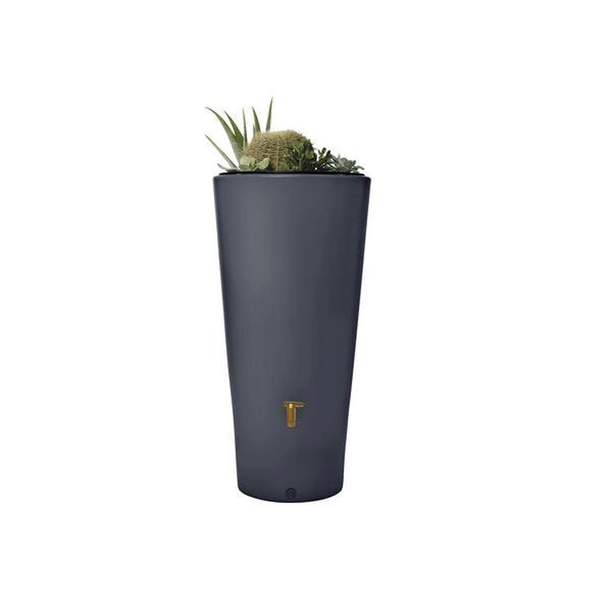  Garantia 2in1 Regenton - VASO - 220 Liter - Antraciet