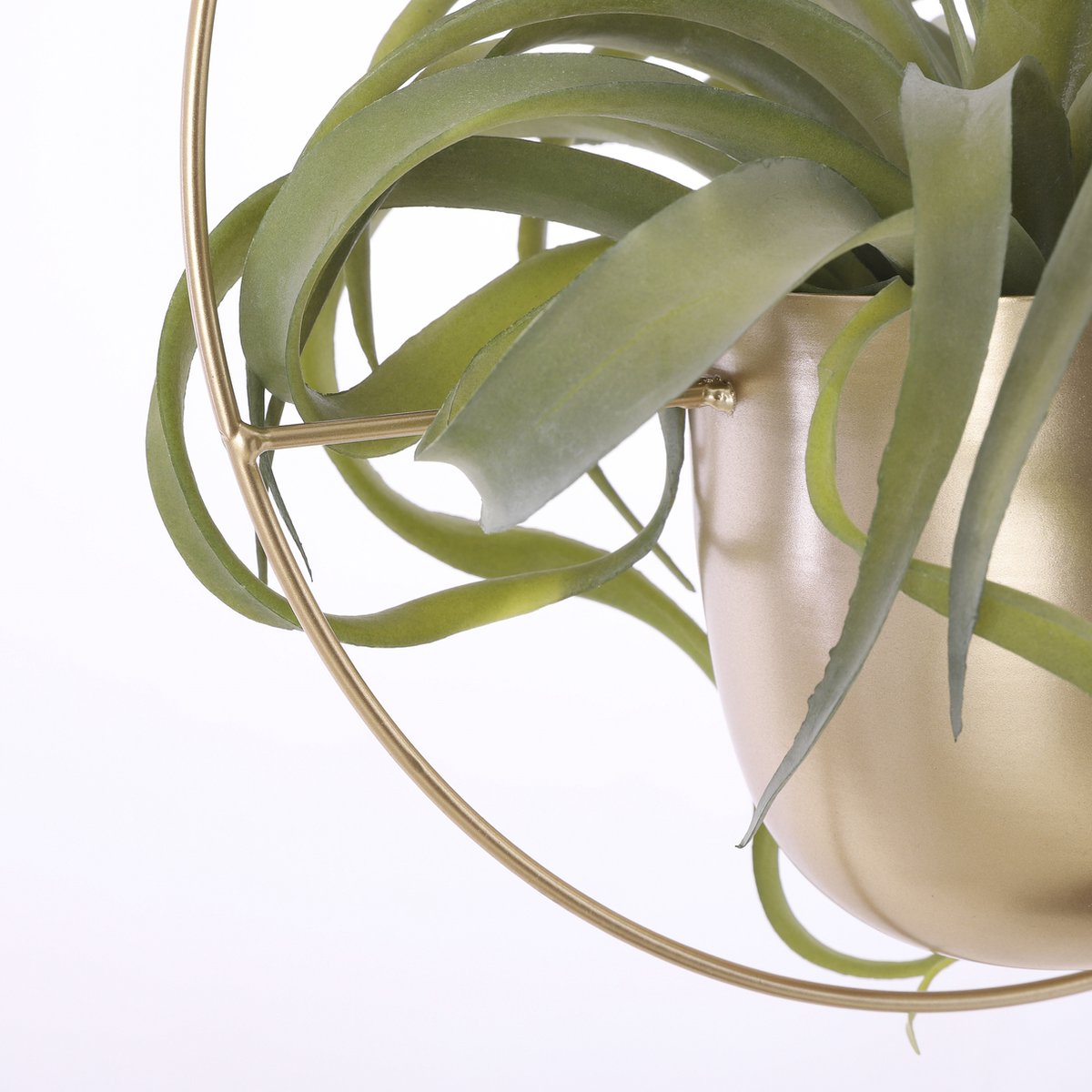  Mica Decorations Dexter Bloempot Wand - L34 X B14 X H34 Cm - Goud