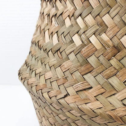  Plantenmand 35x35cm Naturel Extra Groot | Multifunctionele Mand | Handgemaakt | Planten-houder | Planten Accessoires | Planten Mand