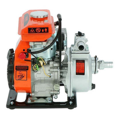  Kibani Waterpomp 8.000 Liter P/uur - 98 Cc / 1.5 PK 4-takt Benzine Motor - 4000 Toeren/Minuut - Doorstroming 8 M³ P/uur - Tuinpomp