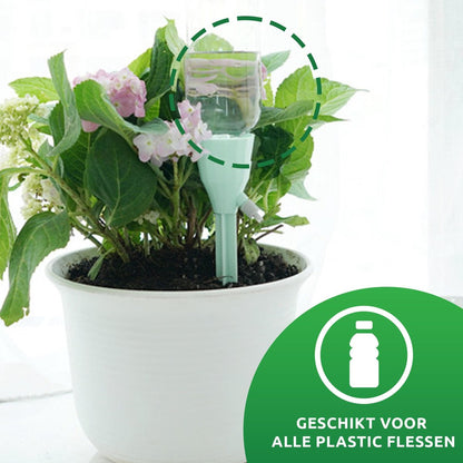  SKYARD® Waterdruppelaar Set Van 10 – Watergeefsysteem Geschikt Binnen (Kamerplanten) En Buiten – Bewateringssysteem Met Instelbare Druppelsnelheid - Irrigatiesysteem - Planten Watergever - Waterbol