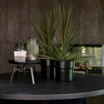  Riviera Maison Bloempot Voor Binnen Zwart - City Loft Flower Pot S