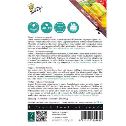  Buzzy® Xotica Peper Habanero Mix