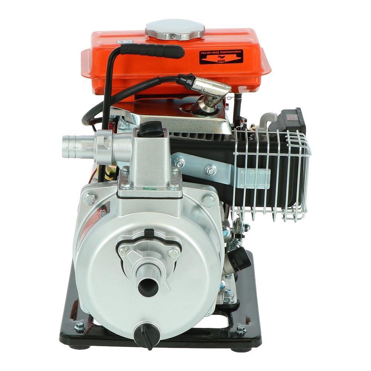  Kibani Waterpomp 8.000 Liter P/uur - 98 Cc / 1.5 PK 4-takt Benzine Motor - 4000 Toeren/Minuut - Doorstroming 8 M³ P/uur - Tuinpomp
