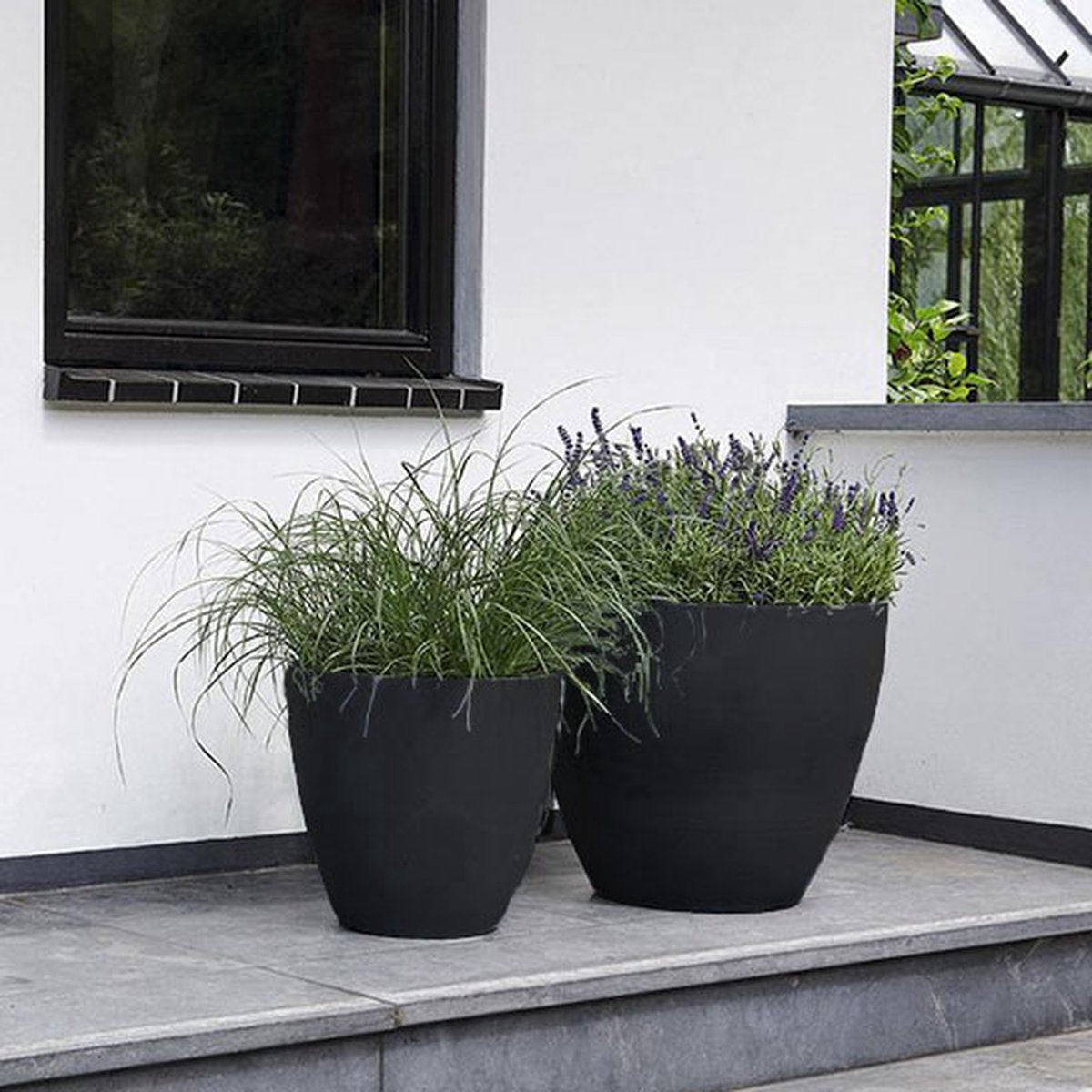  Keter Bloempot XL - 73 Liter - Zwart - 53 X 50 Cm - Bloemenbak - Plantenbak