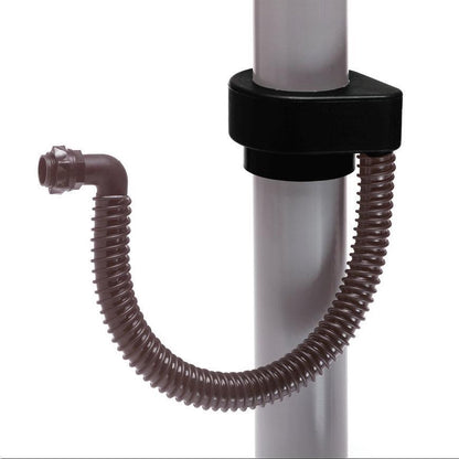  Antraciet Muurtank 168L | Rechthoekige Regenton | Compleet Met Accessoires