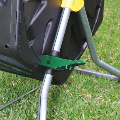  PALMAT® Professionele Compostmolen – Composter - Molen – Tuin En Huisafval - 70 Liter – Groen/Geel