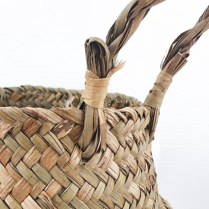  Plantenmand 35x35cm Naturel Extra Groot | Multifunctionele Mand | Handgemaakt | Planten-houder | Planten Accessoires | Planten Mand