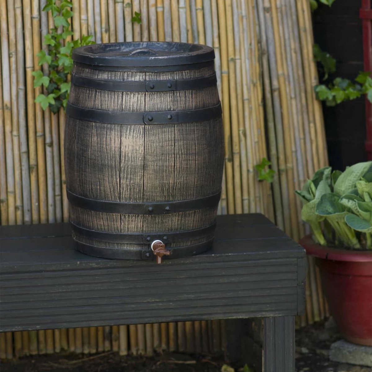  Nature - Regenton - Whiskyvat - 50L - H49,5 X Ø38cm