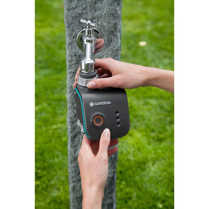  GARDENA - Smart Water Control Set Besproeiingscomputer - 1min Tot 10u - 6 Besproeiingen Per Dag