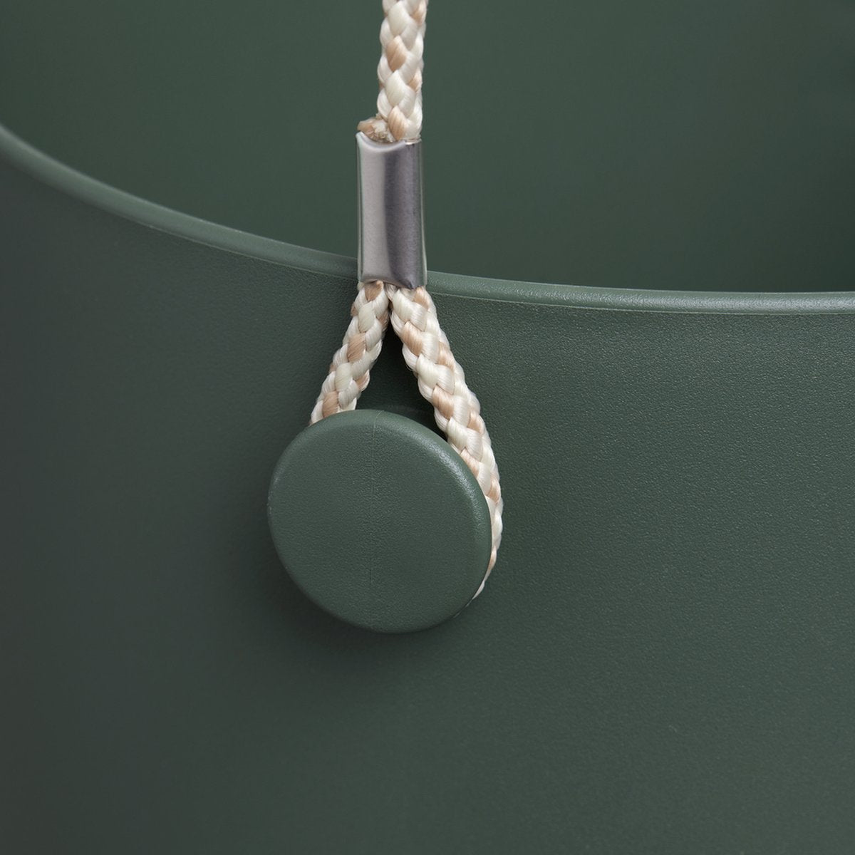 Elho B.for Swing 18 Hangpot - Bloempot Voor Binnen - Ø 18.0 X H 16.5 Cm - Groen/Blad Groen
