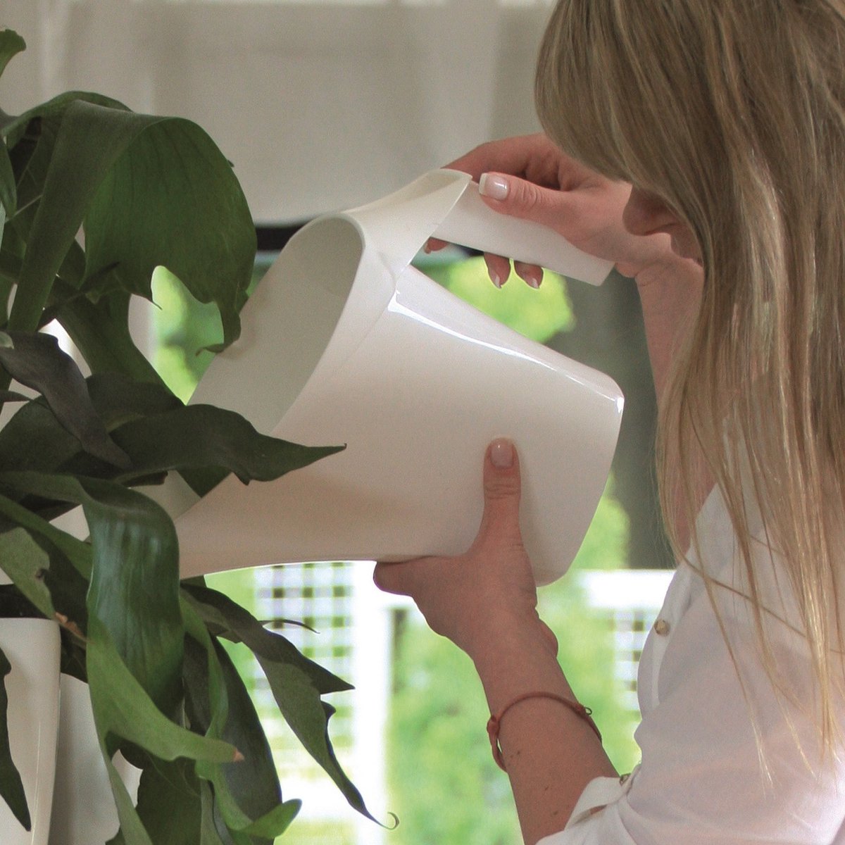 Prosperplast 1x Stuks Antraciet Bloemen/planten Gieters Kunststof 2 Liter - Gieters Voor Binnen En Buiten