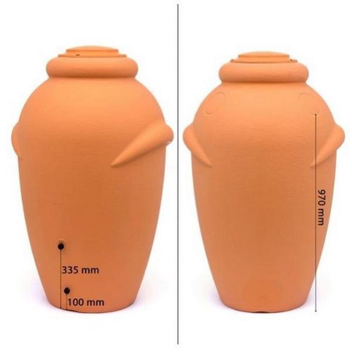  Regenton Terracotta - 360 Liter