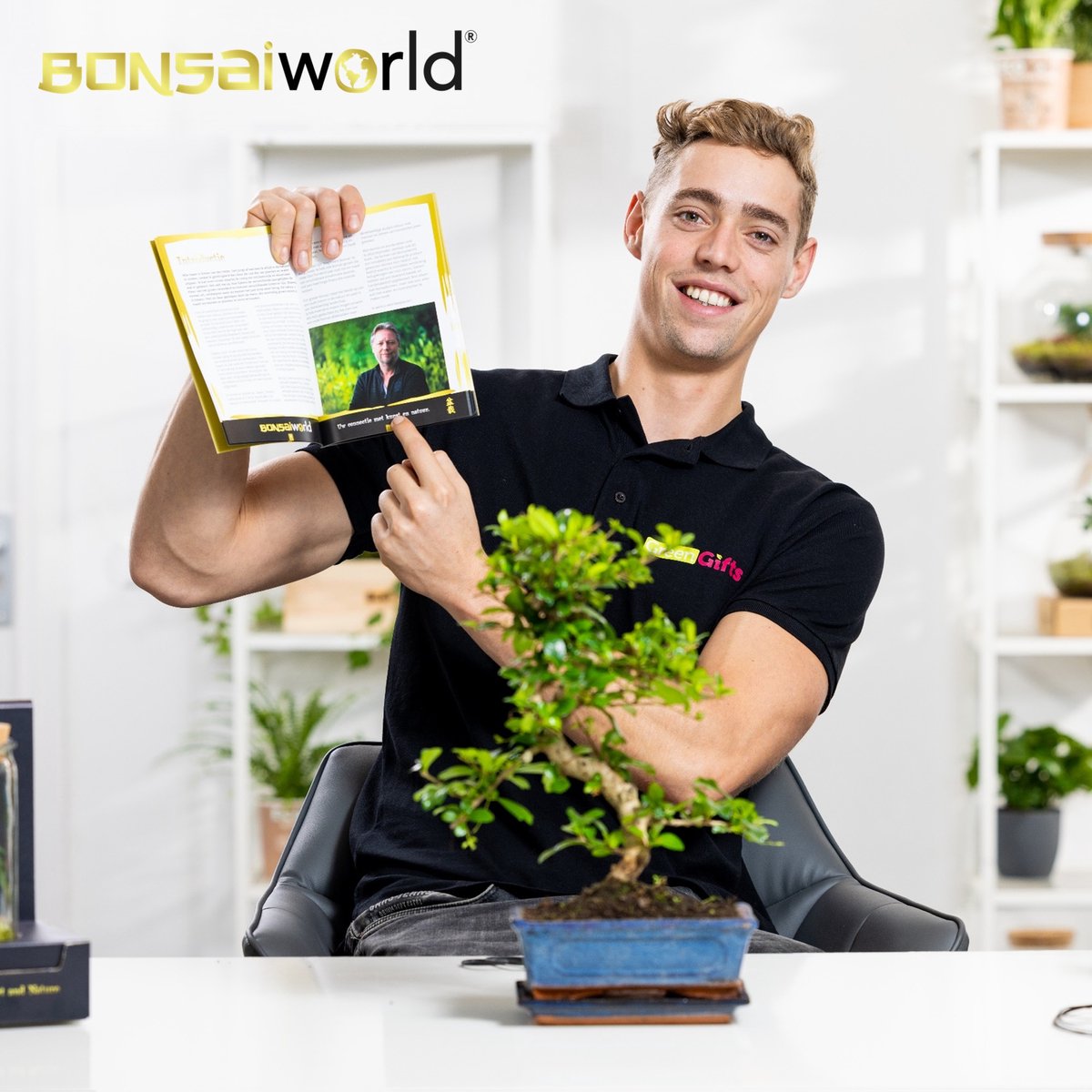  Bonsaiworld Bonsai Starters Kit - Bonsai Voeding, Schaar, Verzorgingsboekje En Draad