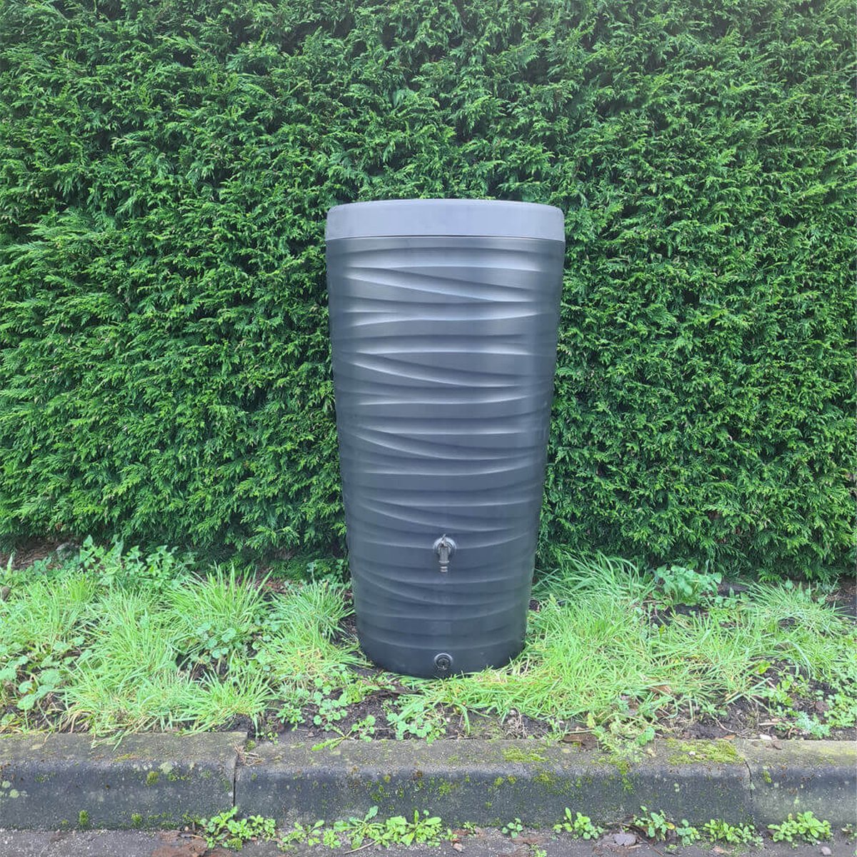  Regenton Wave - 240 Liter - Antraciet