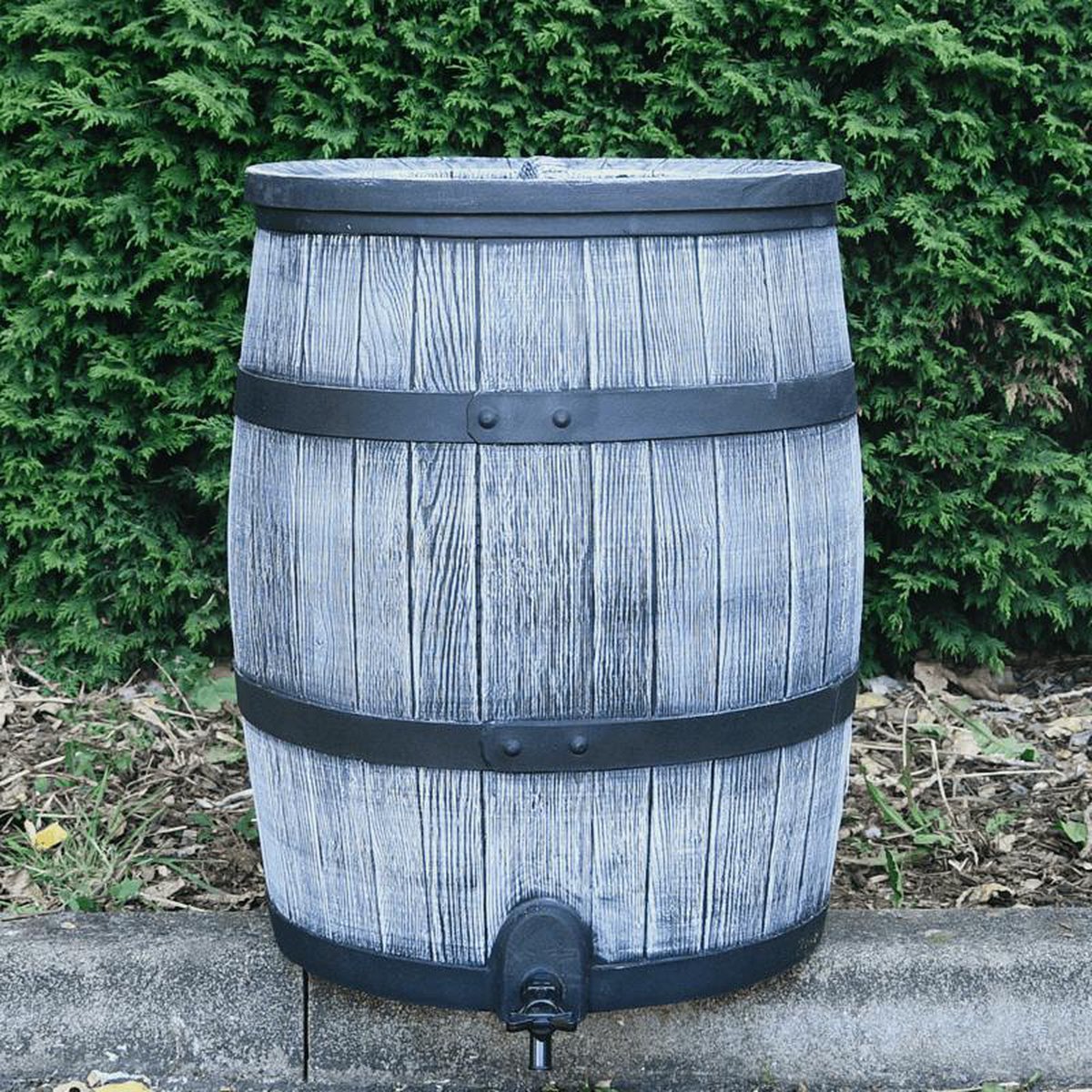  Regentonset Roto 120 Liter + Voet - Grijs