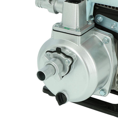  Kibani Waterpomp 8.000 Liter P/uur - 98 Cc / 1.5 PK 4-takt Benzine Motor - 4000 Toeren/Minuut - Doorstroming 8 M³ P/uur - Tuinpomp